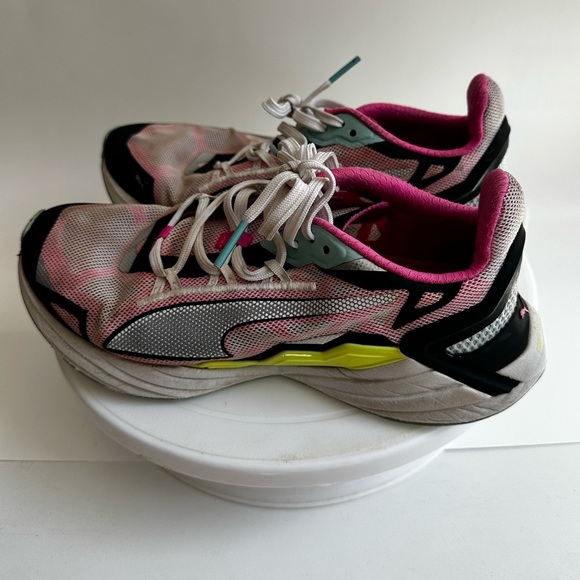 PUMA UltraRide Women's White/Pink Running Sneaker Sz 6.5 - Picture 4 of 8